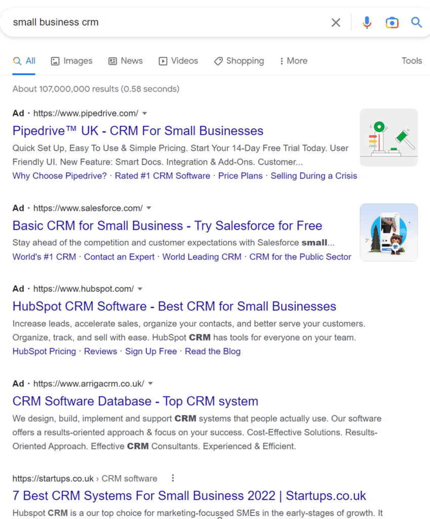 Image Extensions Examples Image extensions on Google Ads – are they relevant for B2B?