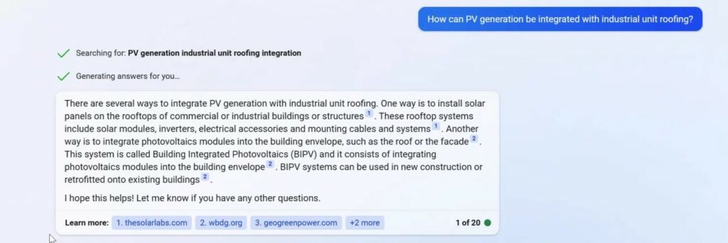 How can PV generation be integrated with industrial unit roofing? - Google Bard